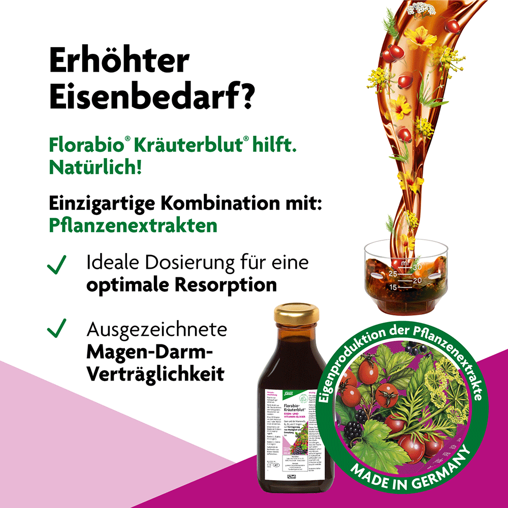 Bild: Florabio Kräuterblut Saft 