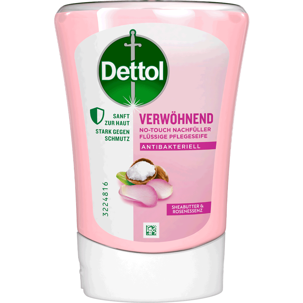 Bild: Dettol No-Touch Nachfüllung Sheabutter & Rosenessenz 