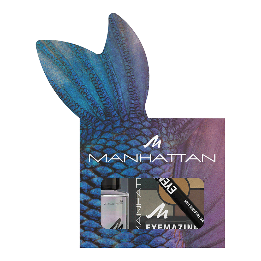 Bild: MANHATTAN Geschenkset Nagellack 050 + Lidschatten Palette + Eyeliner 710N 