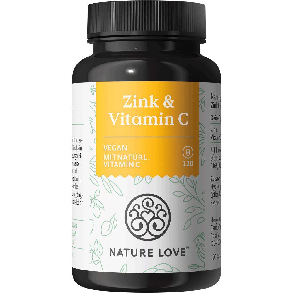 Bild: NATURE LOVE Zink & Vitamin C 