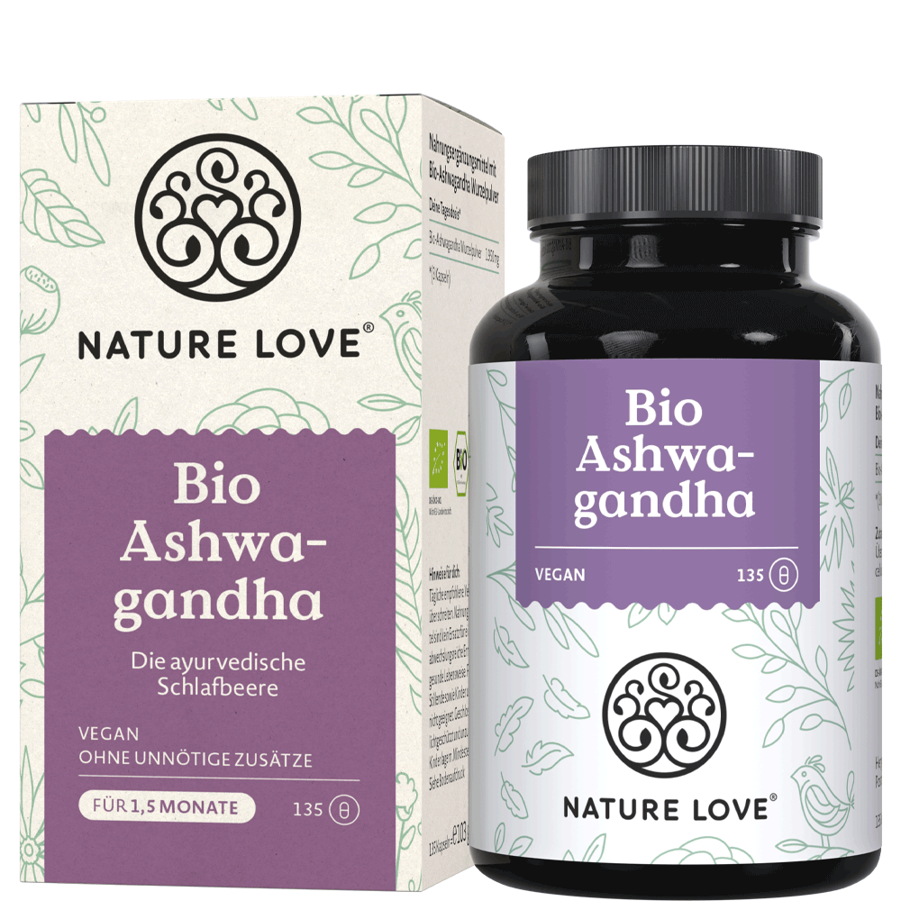 Bild: NATURE LOVE Bio Ashwagandha 