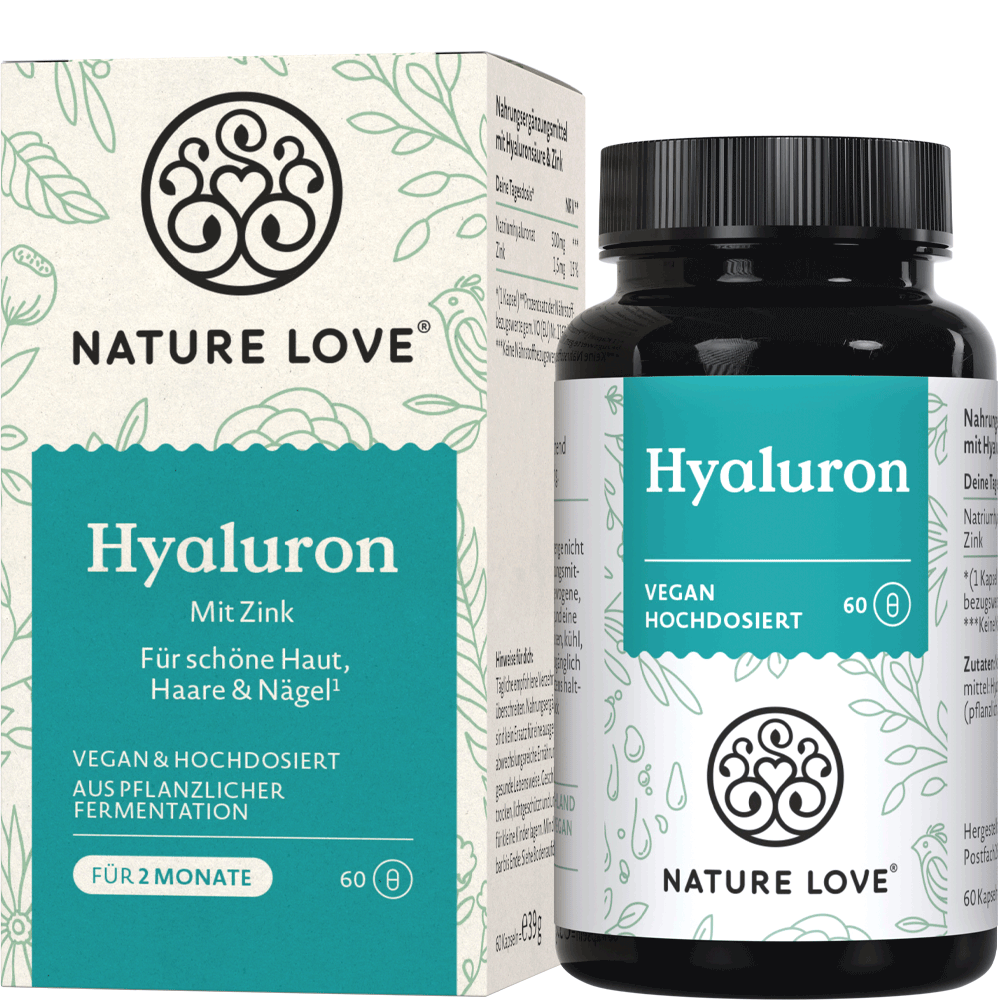 Bild: NATURE LOVE Hyaluron mit Zink 