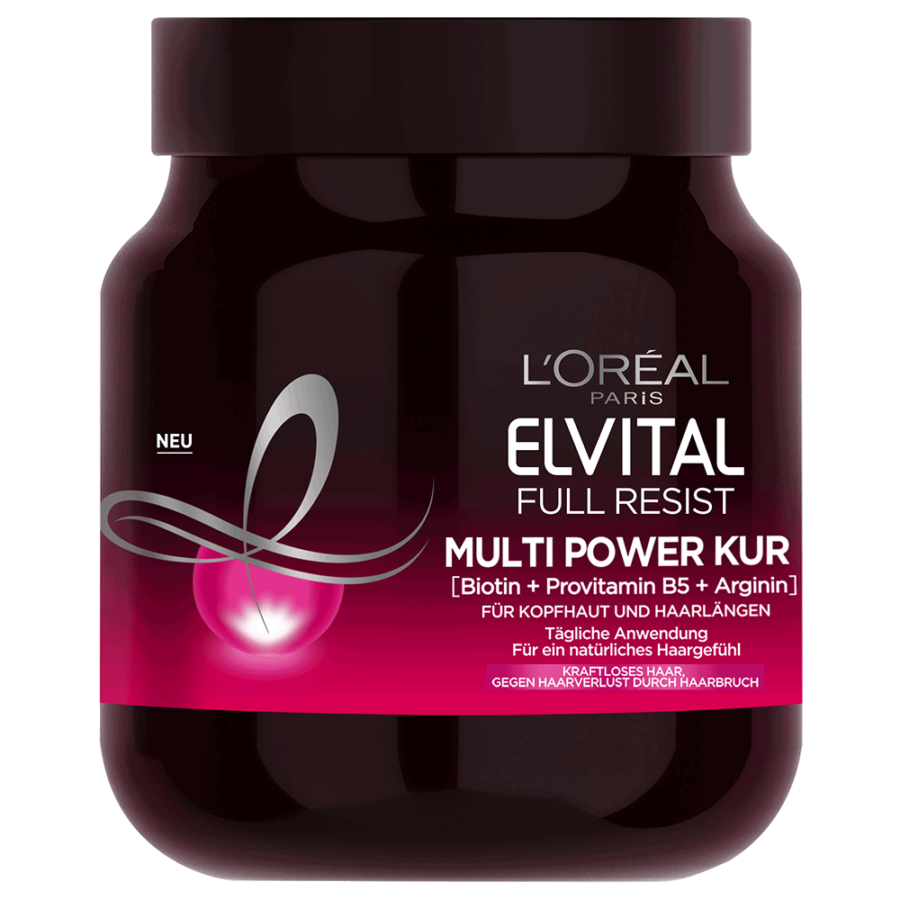 Bild: L'ORÉAL PARIS ELVITAL Full Resist Multi Power Kur 