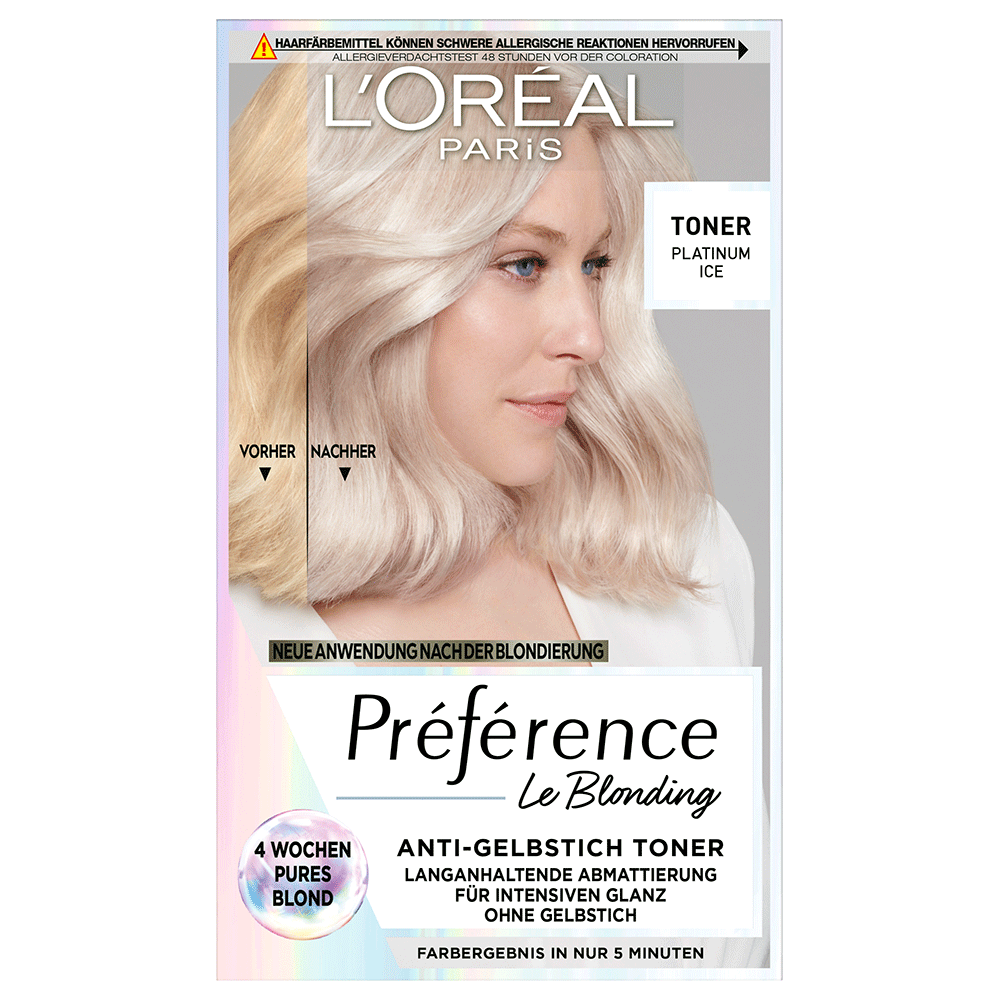 Bild: L'ORÉAL PARIS Préférence Le Blonding Toner Platinum Ice