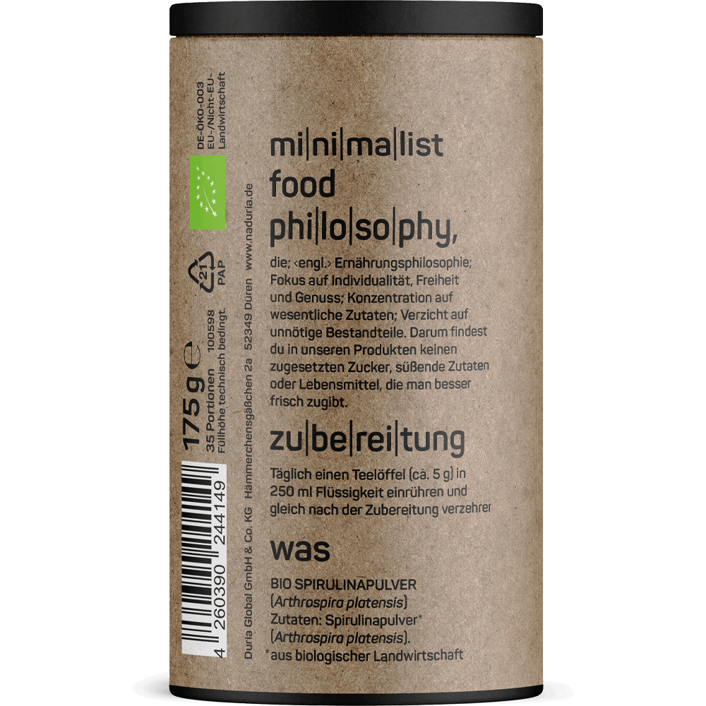 Bild: Naduria Superfood Spirulina 