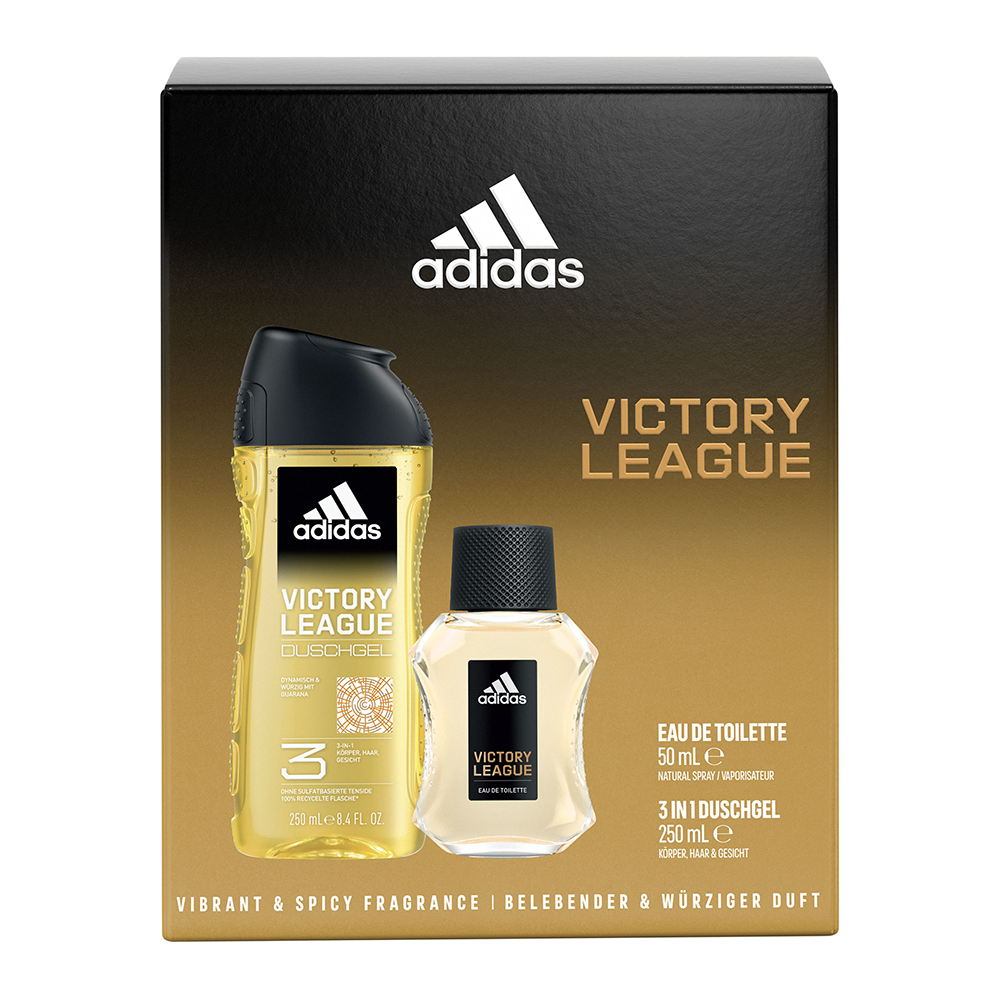 Bild: adidas Victory League Geschenkset Eau de Toilette 50 ml + 3in1 Duschgel 250 ml 