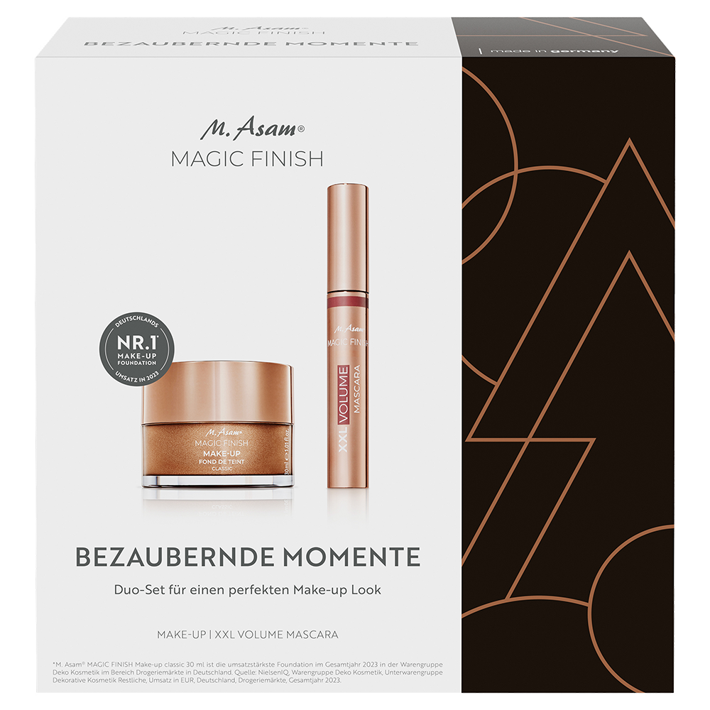 Bild: M. Asam Geschenkset Magic Finish Make-up + Mascara Volume XXL 