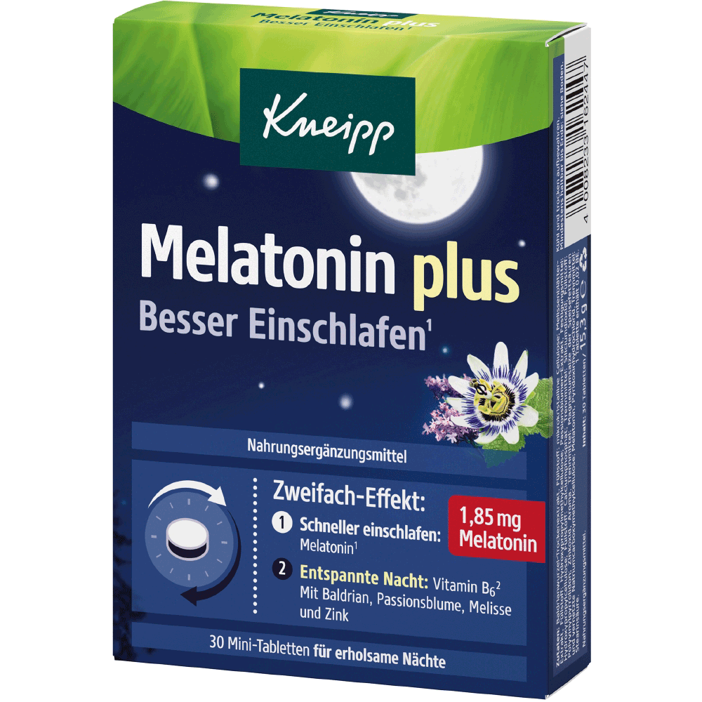 Bild: Kneipp Melatonin Plus 2 Phasen Effekt 