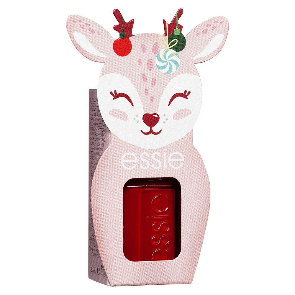 Bild: Essie Nagellack X-Mas Coffret Rentier 60 really red 