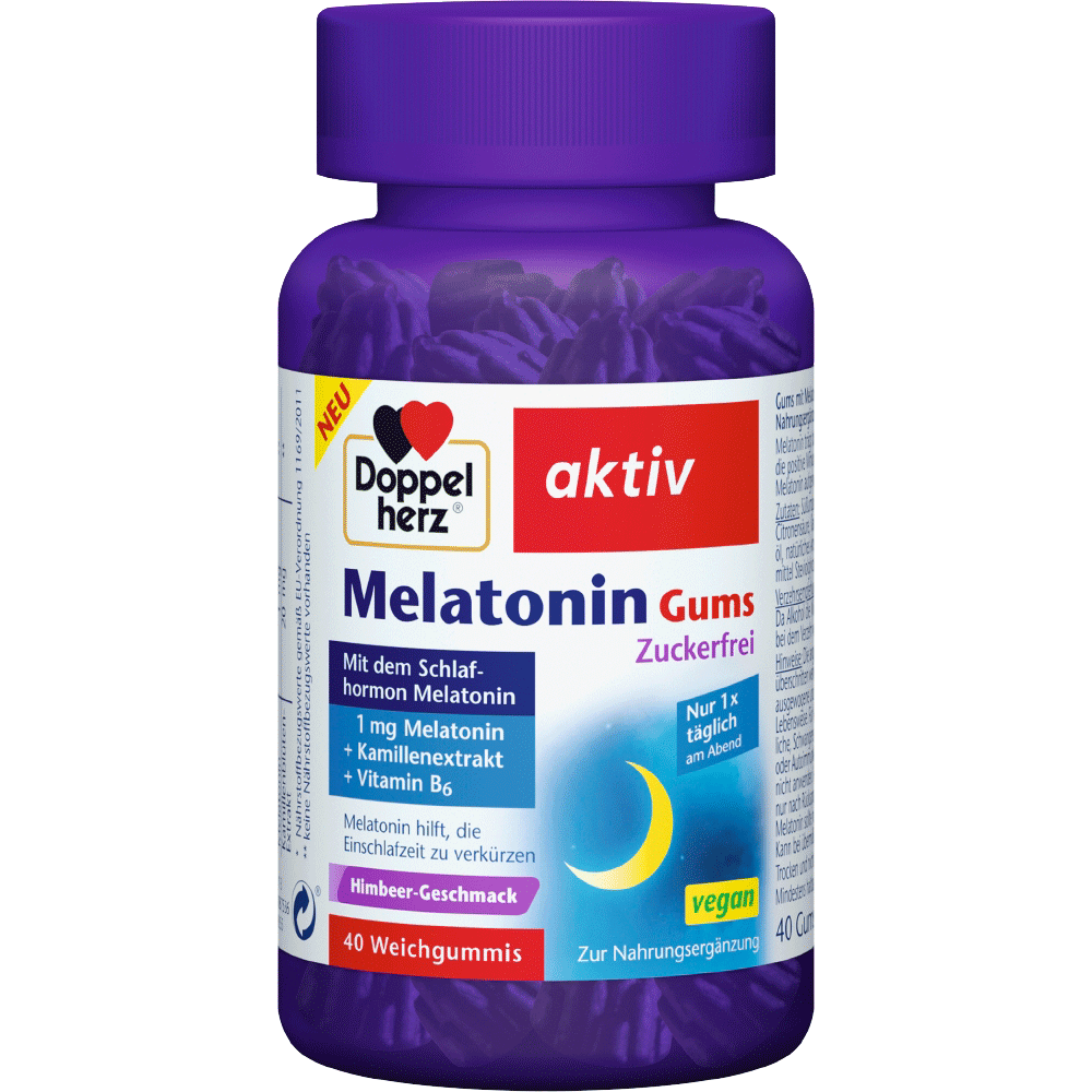 Bild: DOPPELHERZ Melatonin Gums 