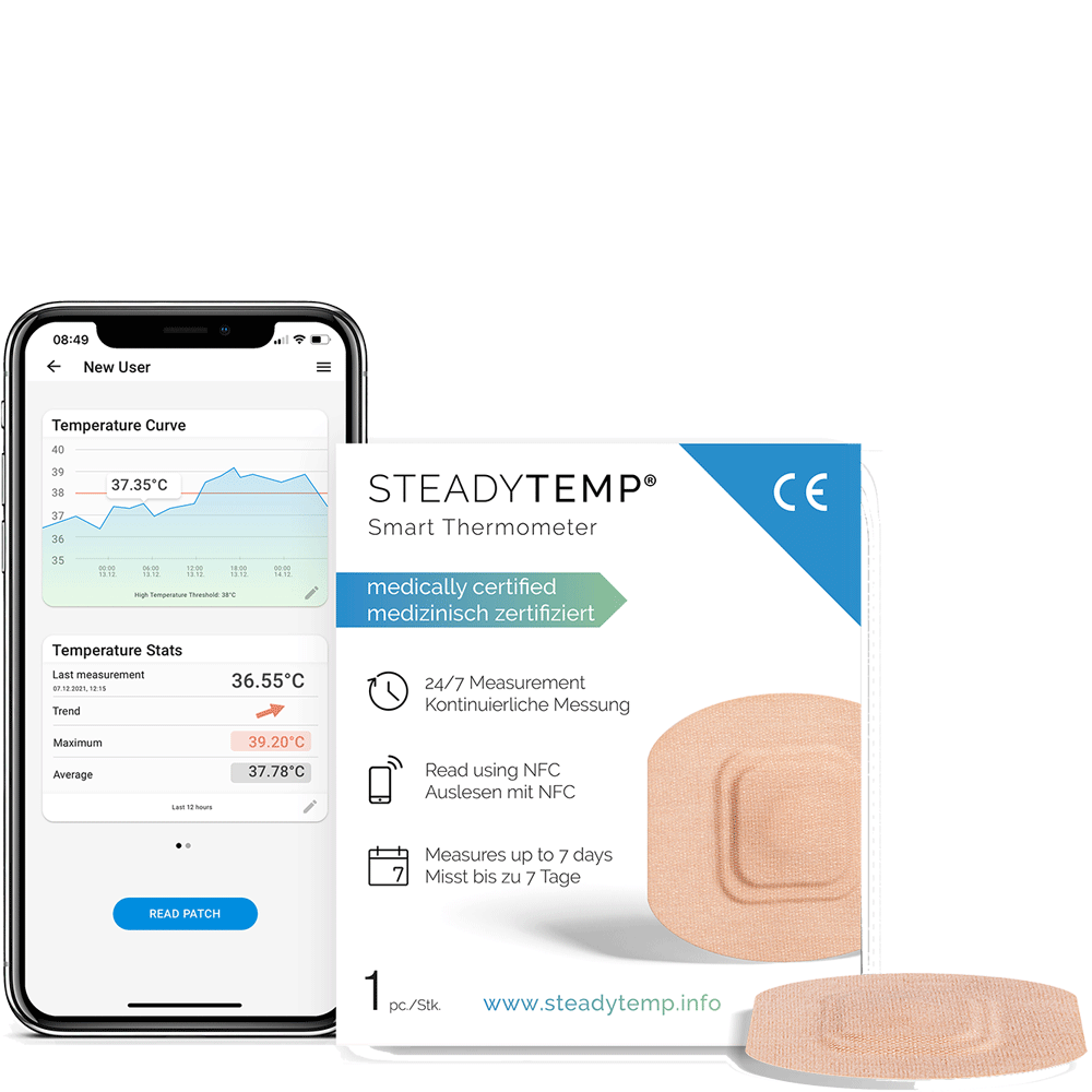 Bild: SteadyTemp Fieberthermometer 