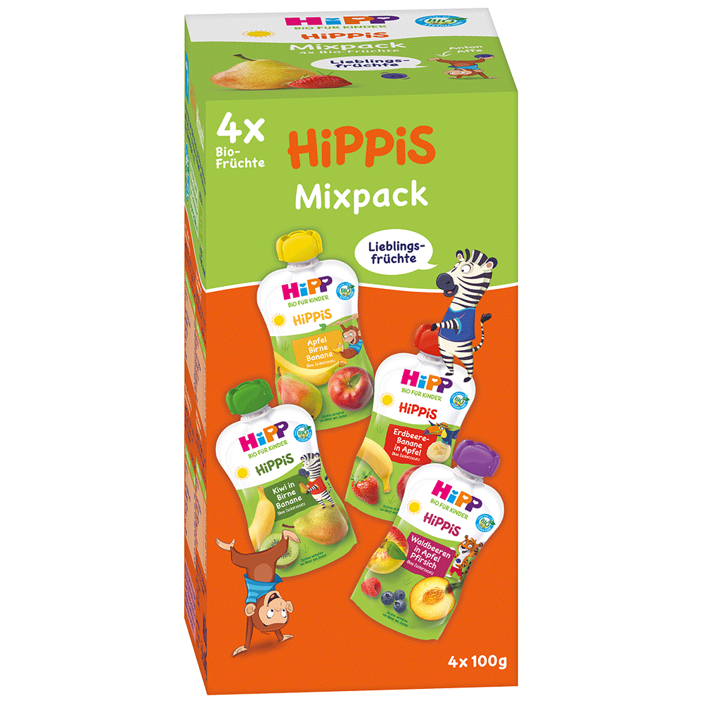 Bild: HiPP Hippis Quetschie Mixpack 