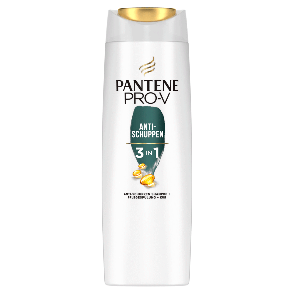 Bild: PANTENE PRO-V Anti-Schuppen 3-In-1 Shampoo Pflegespülung Intensivpflege 