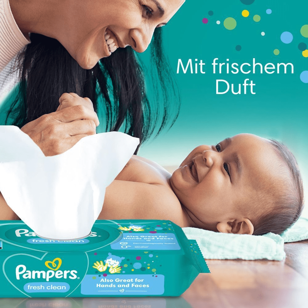 Bild: Pampers Fresh Clean Feuchttücher 