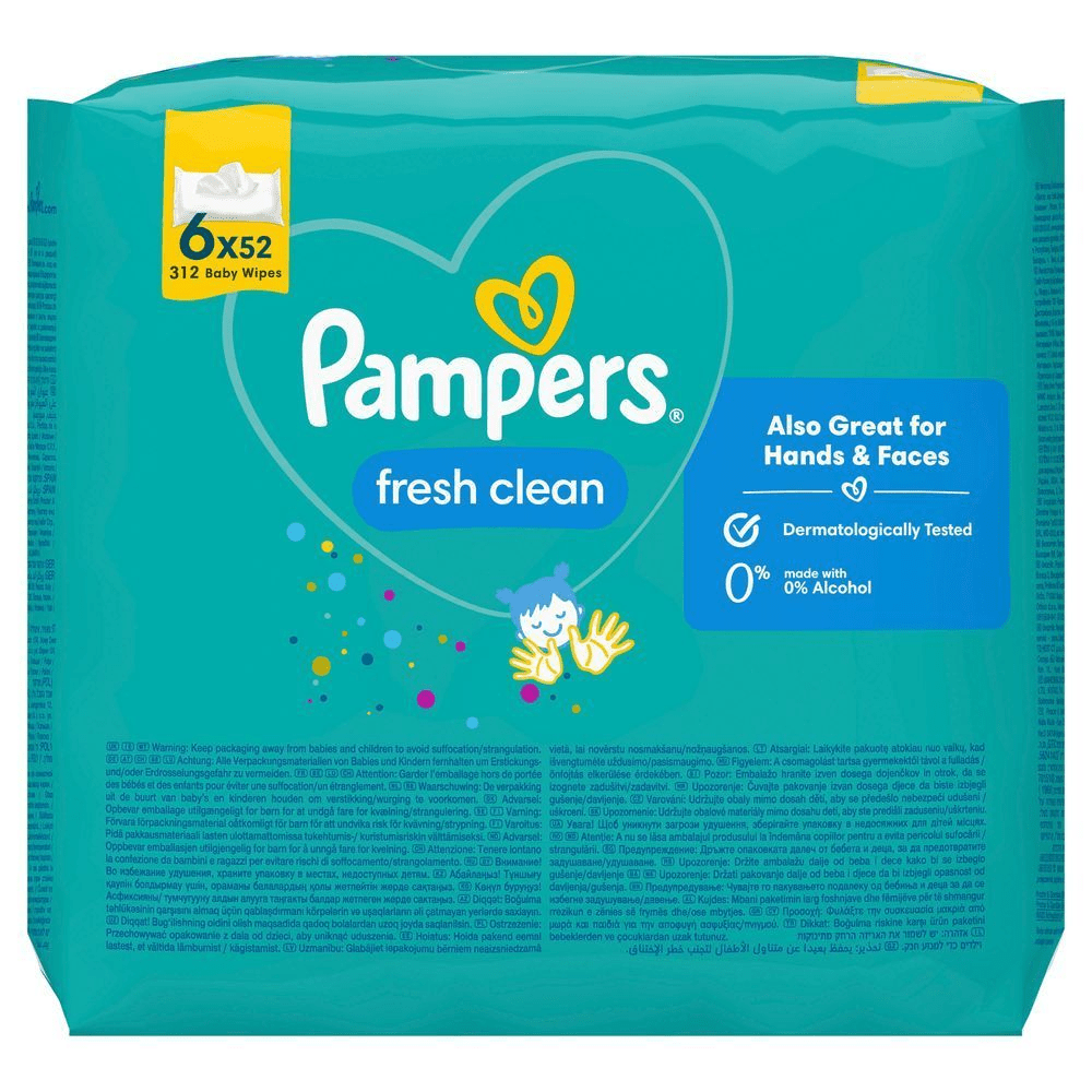 Bild: Pampers Fresh Clean Feuchttücher 