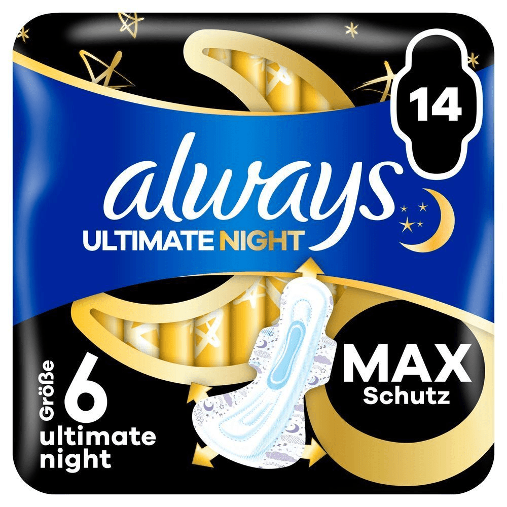 Bild: always Damenbinden Ultimate Night 