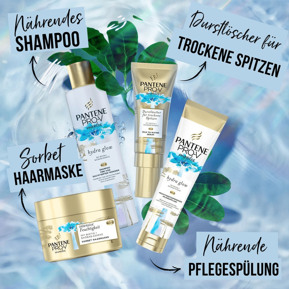 Bild: PANTENE PRO-V Pro-V Miracles Hydra Glow Feuchtigkeitsspendende Pflegespülung 