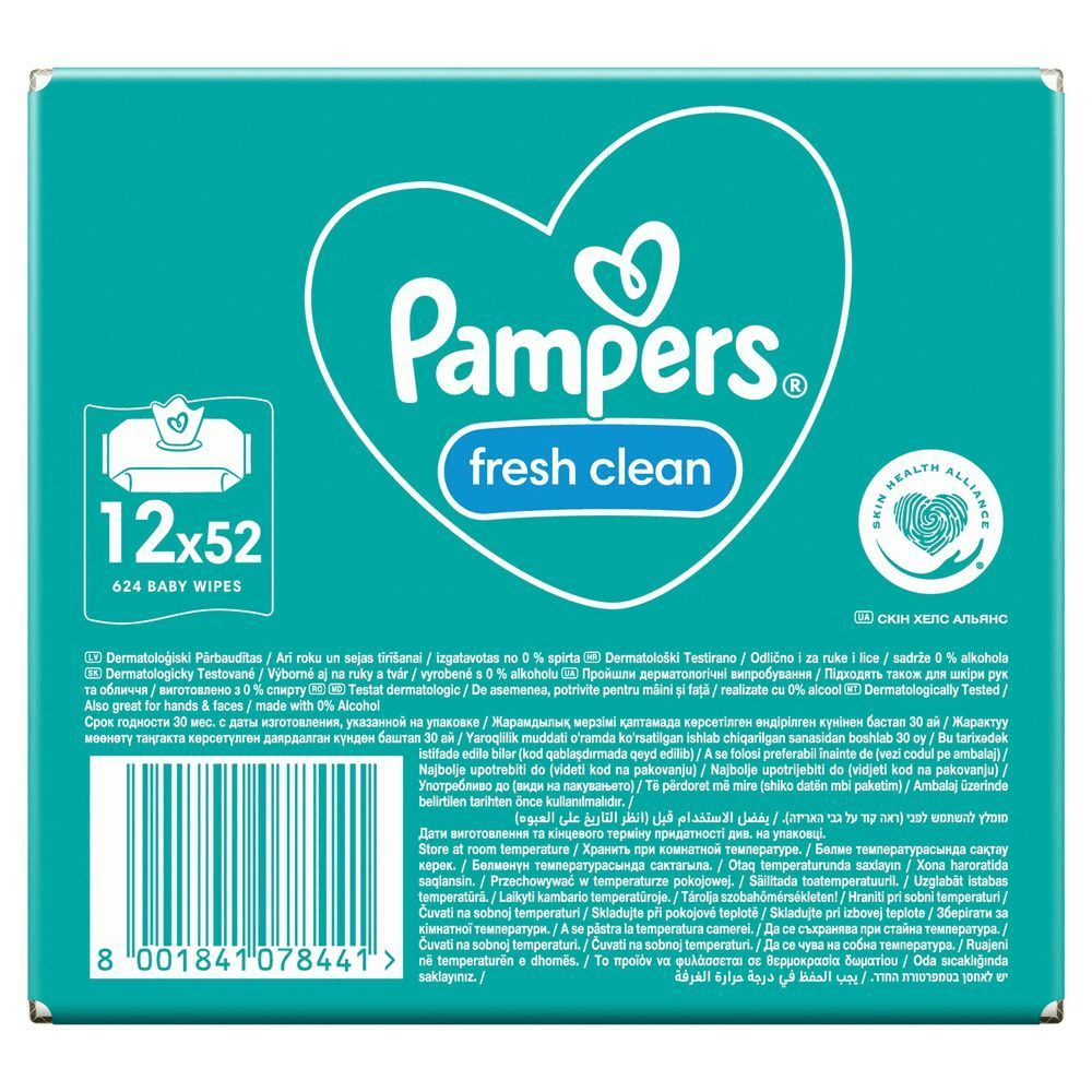 Bild: Pampers Fresh Clean Feuchttücher 