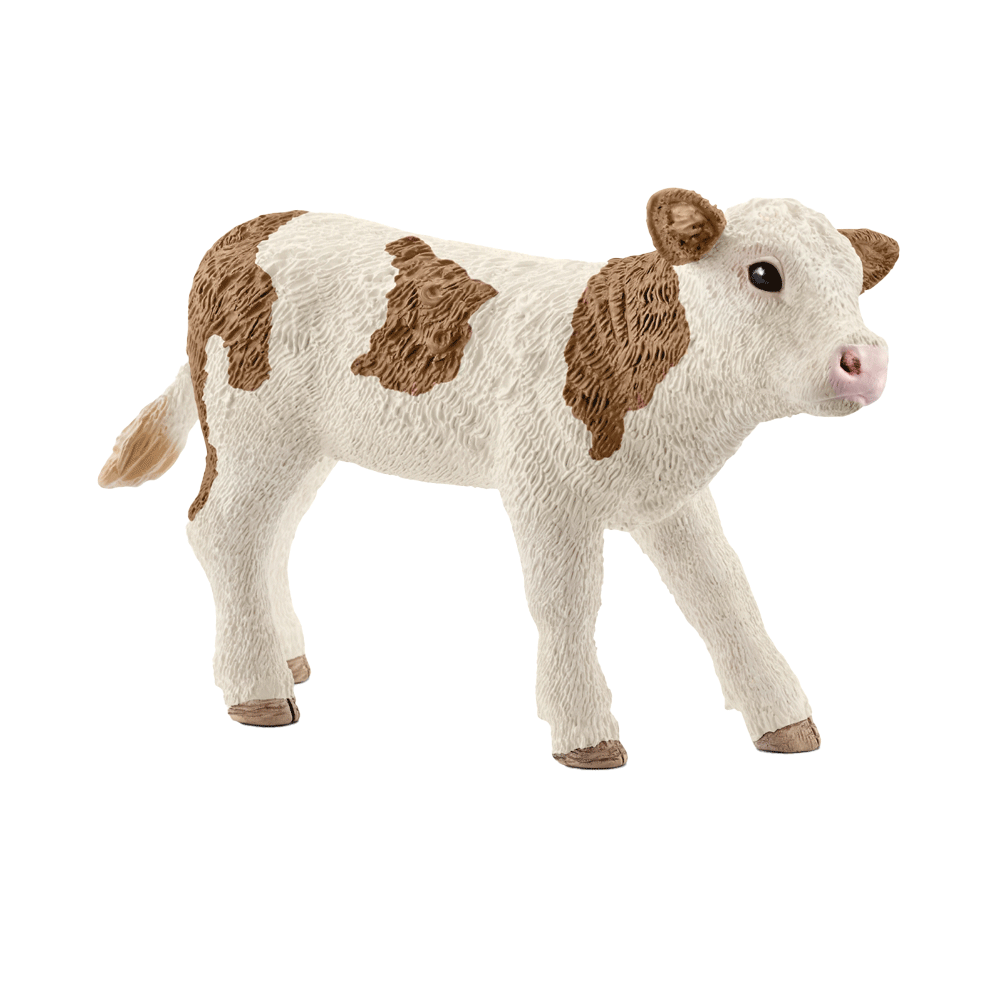 Bild: Schleich Farm Tier Simmentaler Kalb 