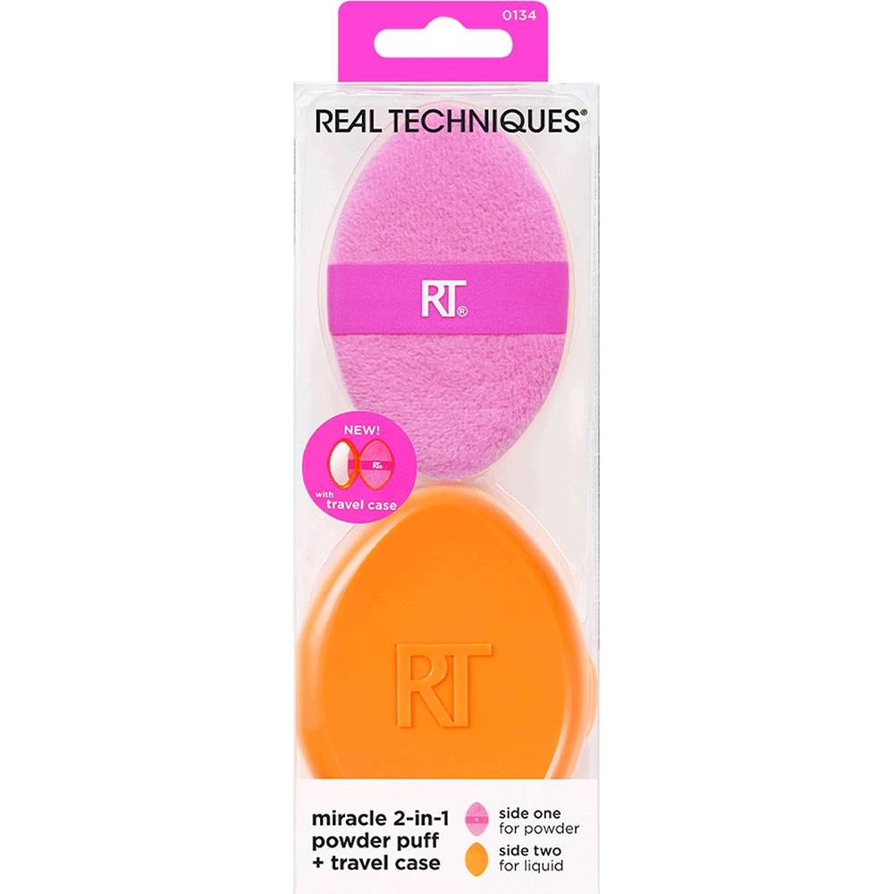 Bild: Real Techniques Miracle 2in1 Puder Puff + Travel Case 