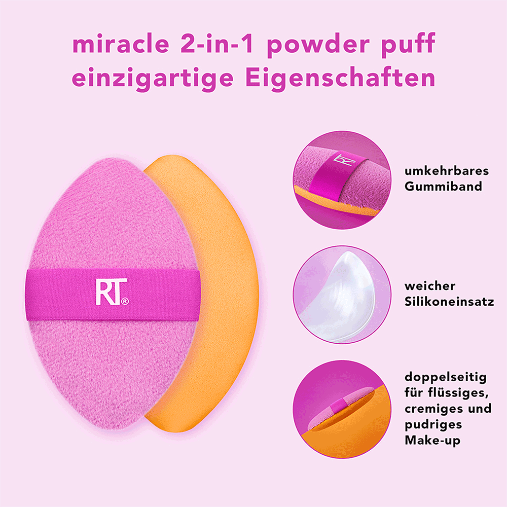 Bild: Real Techniques Miracle 2in1 Puder Puff + Travel Case 