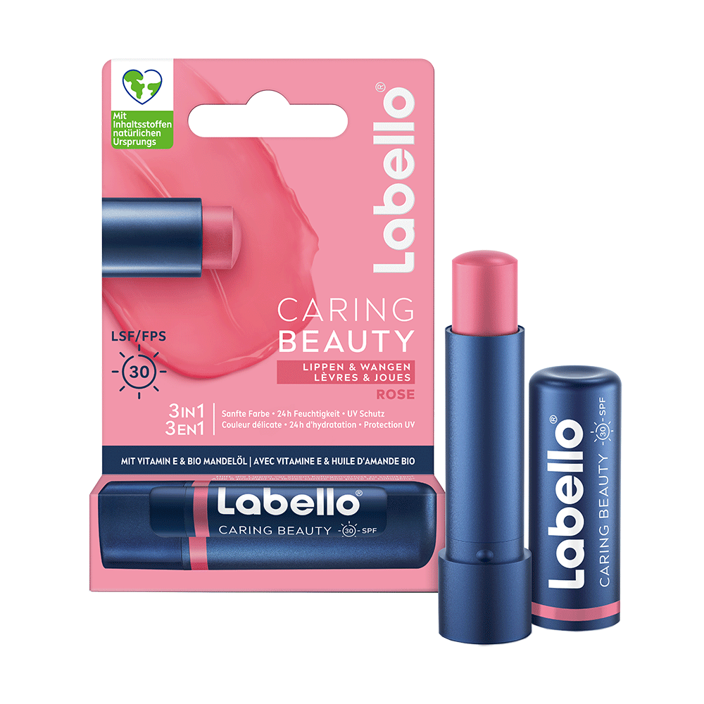 Bild: labello Caring Beauty Lippenpflege 