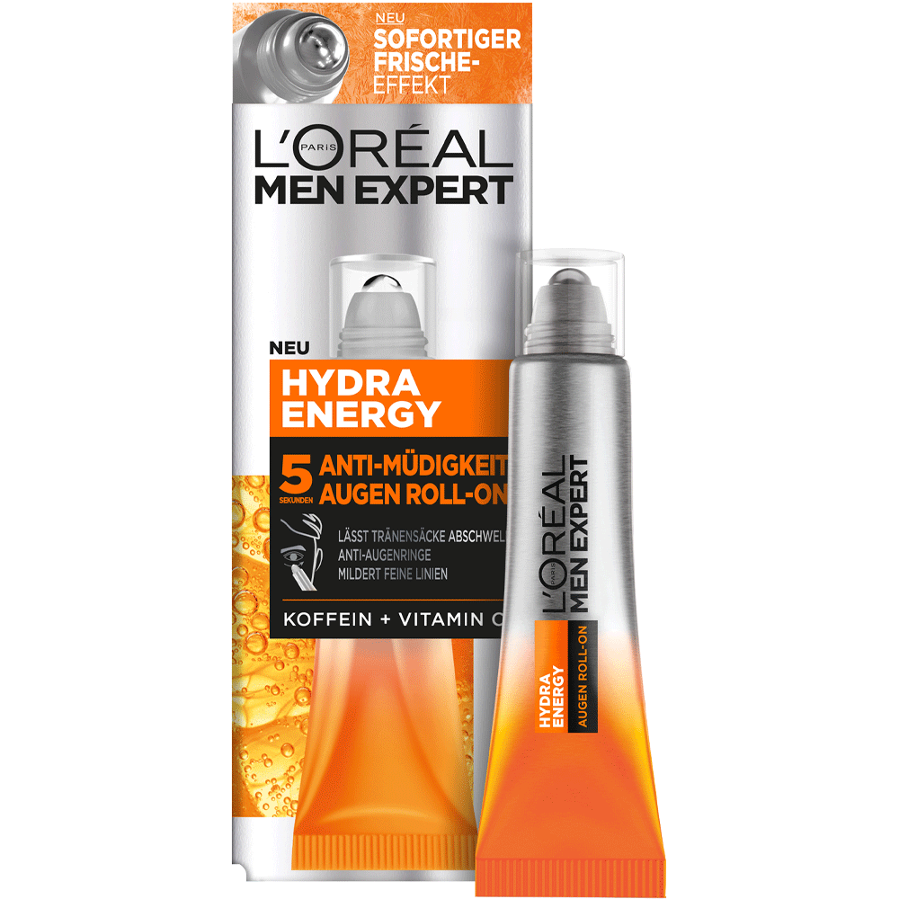 Bild: L'ORÉAL PARIS MEN EXPERT Hydra Energy Anti-Müdigkeit Augen Roll-On 