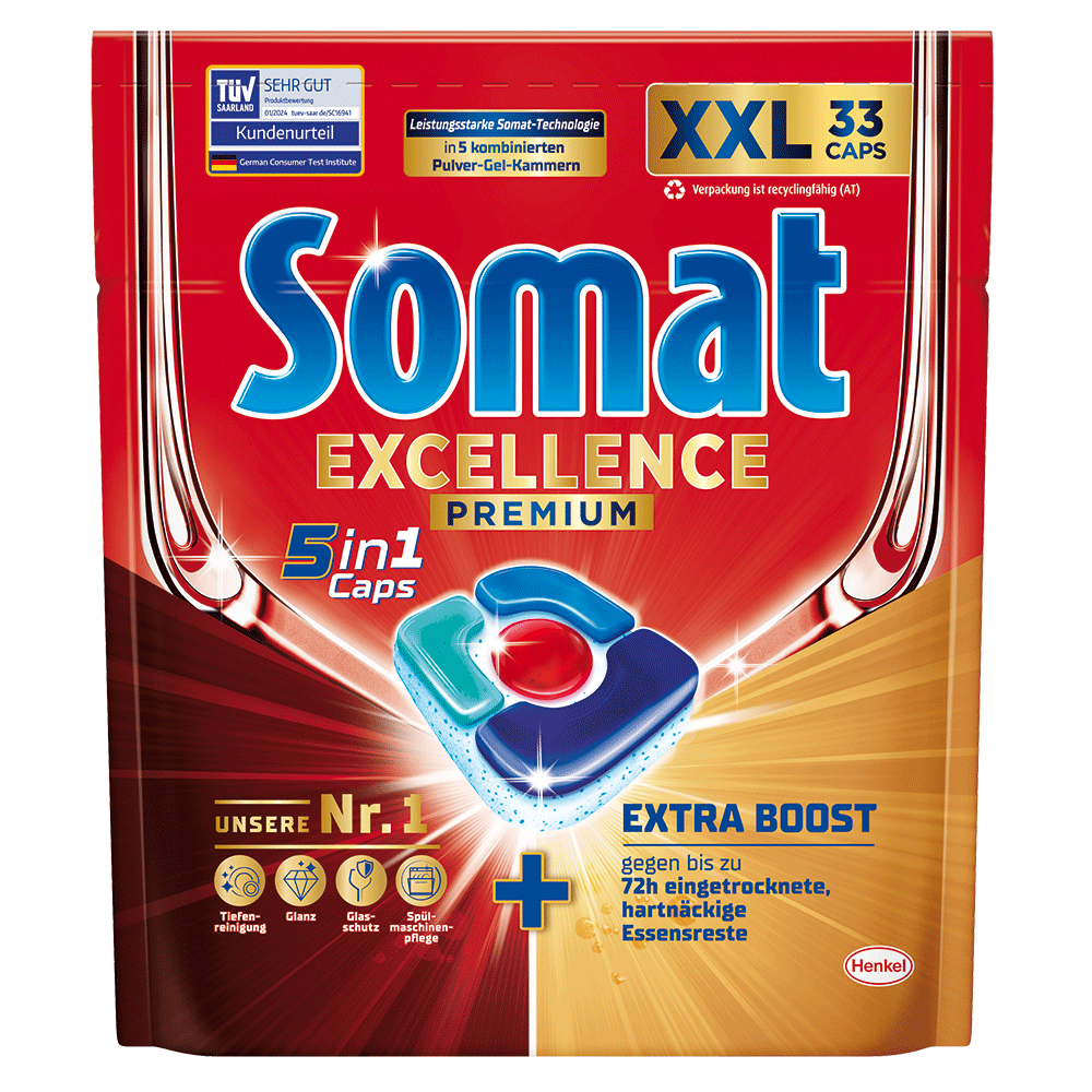 Bild: Somat Excellence Premium 5in1 Caps 