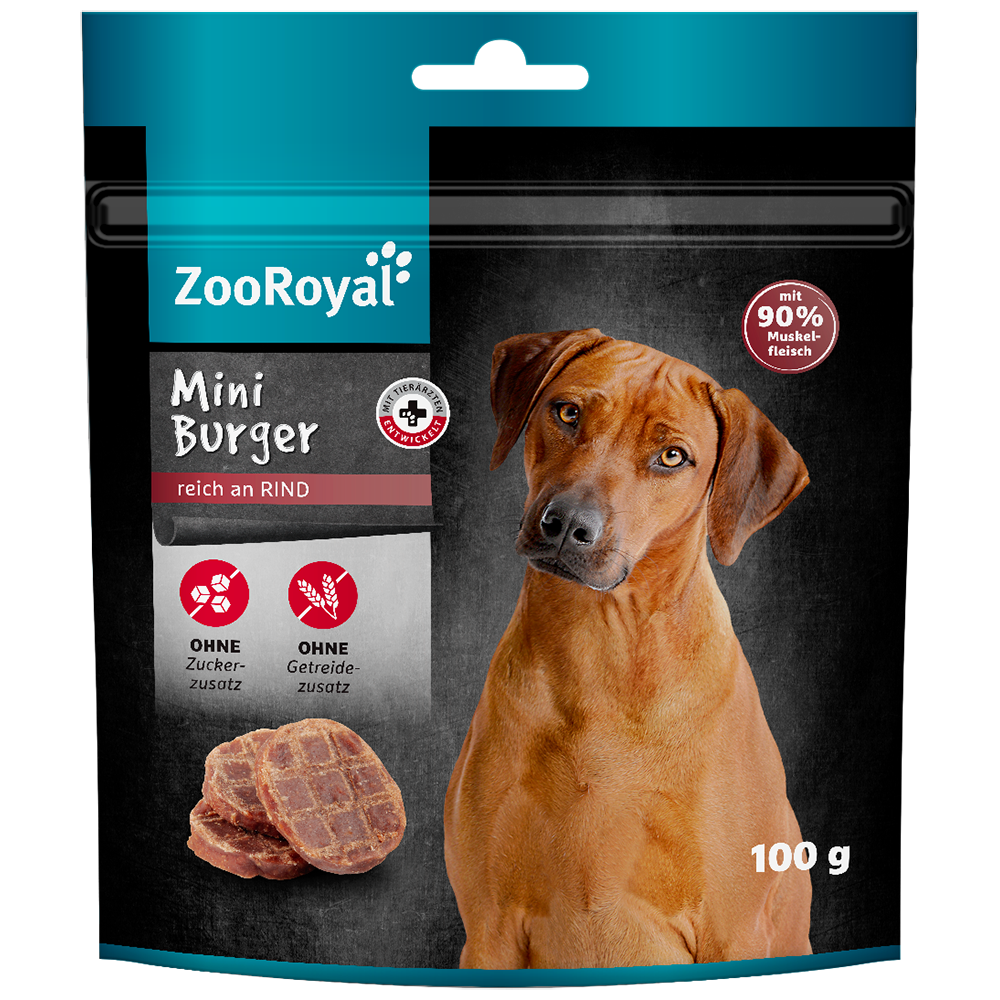 Bild: ZooRoyal Mini Burger mit Rind 