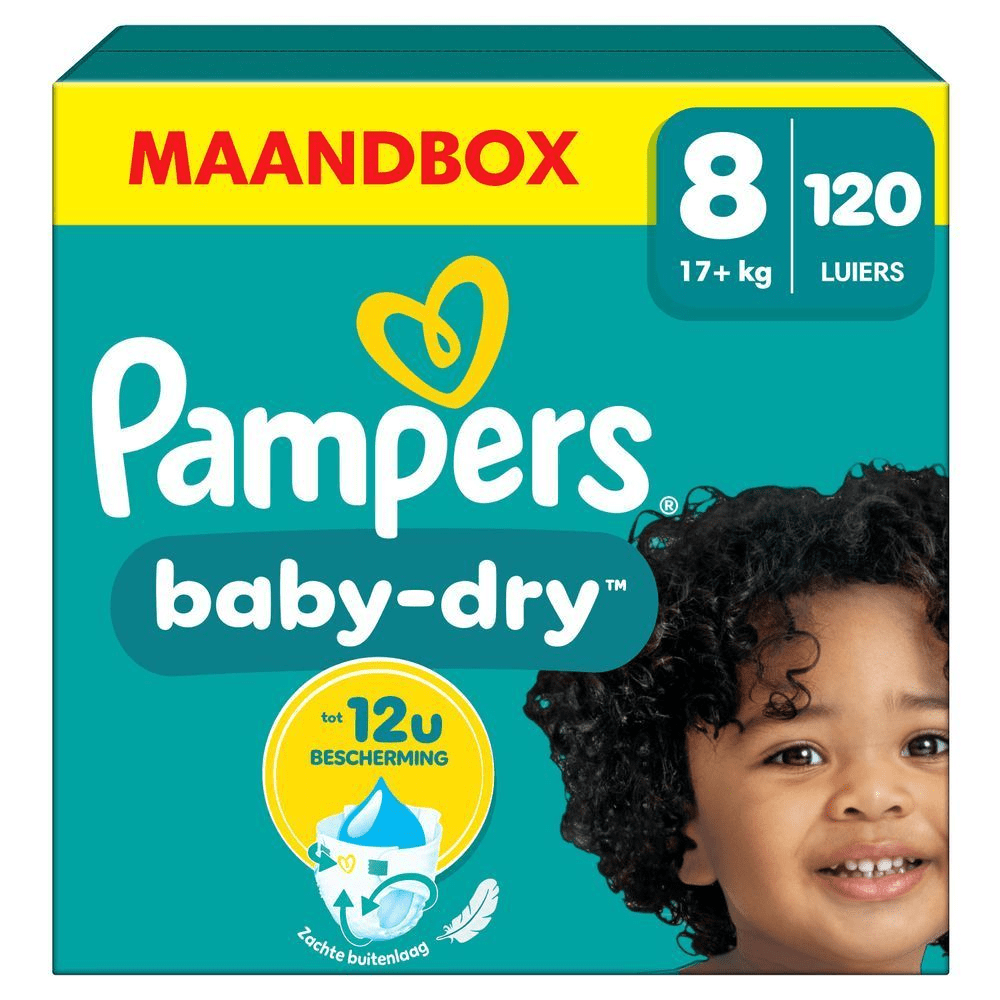 Bild: Pampers Baby-Dry Größe 8, 17kg+ 