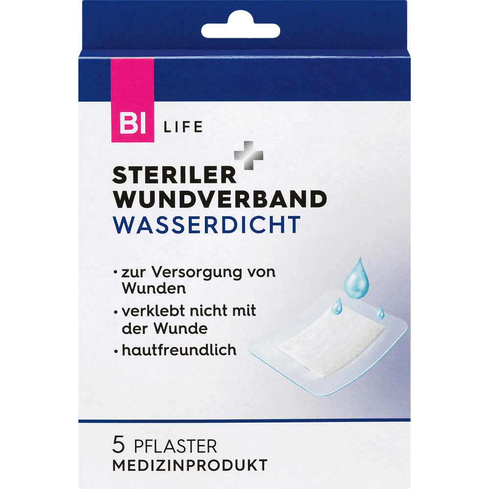 Bild: BI LIFE Steriler Wundverband Wasserdicht 