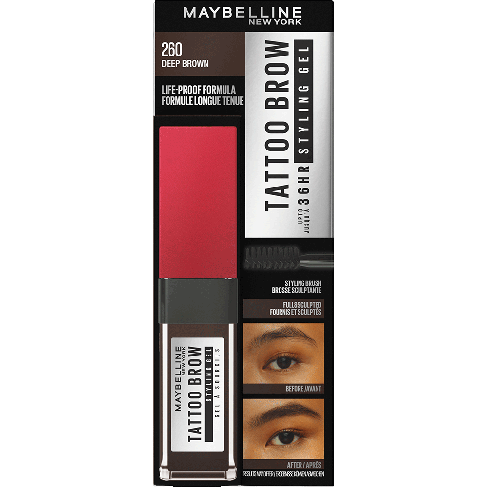 Bild: MAYBELLINE Tattoo Brow 36H Styling Gel Deep Brown