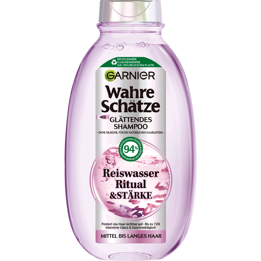 Bild: GARNIER Wahre Schätze Reiswasser Ritual Shampoo 