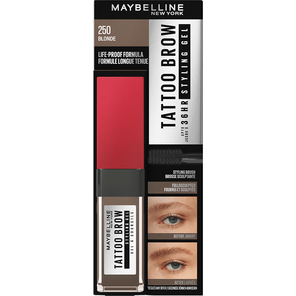 Bild: MAYBELLINE Tattoo Brow 36H Styling Gel blonde