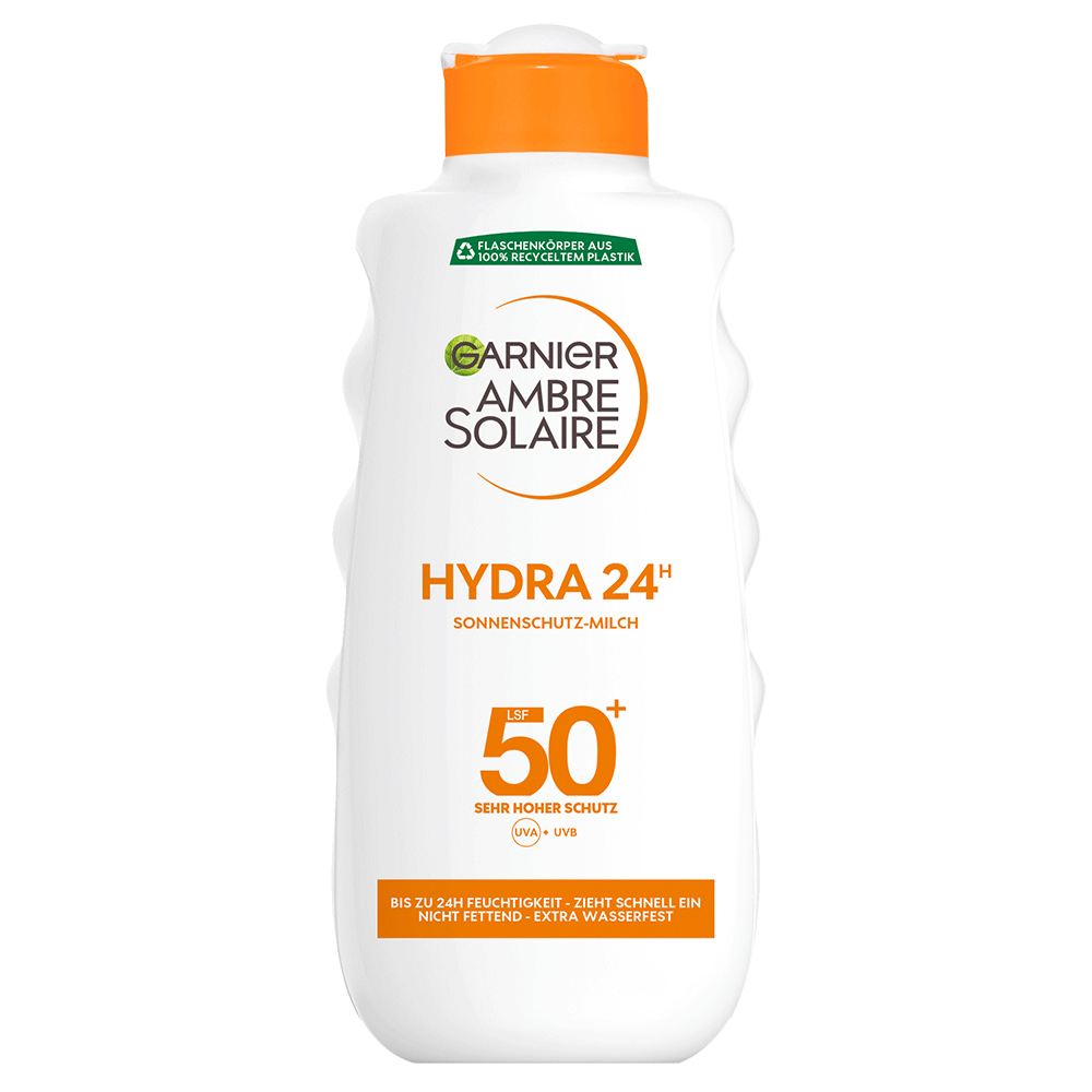 Bild: GARNIER AMBRE SOLAIRE Hydra 24H Sonnenschutz-Milch 