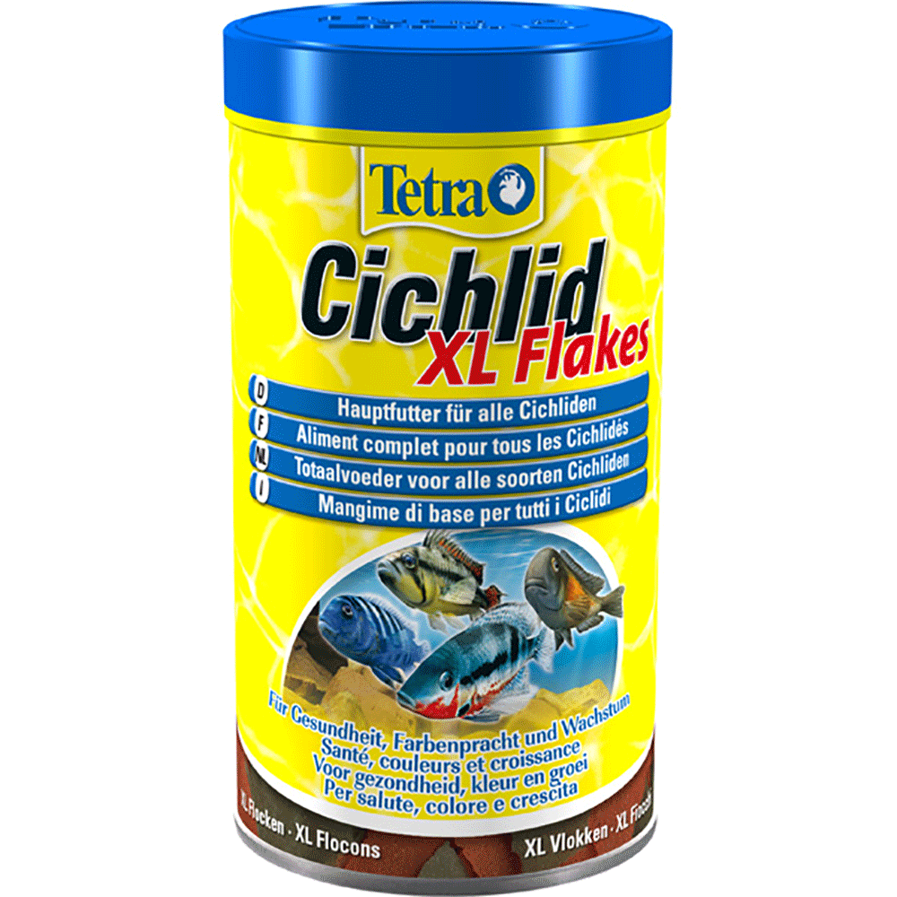 Bild: Tetra Cichlid Flakes XL Fischfutter 