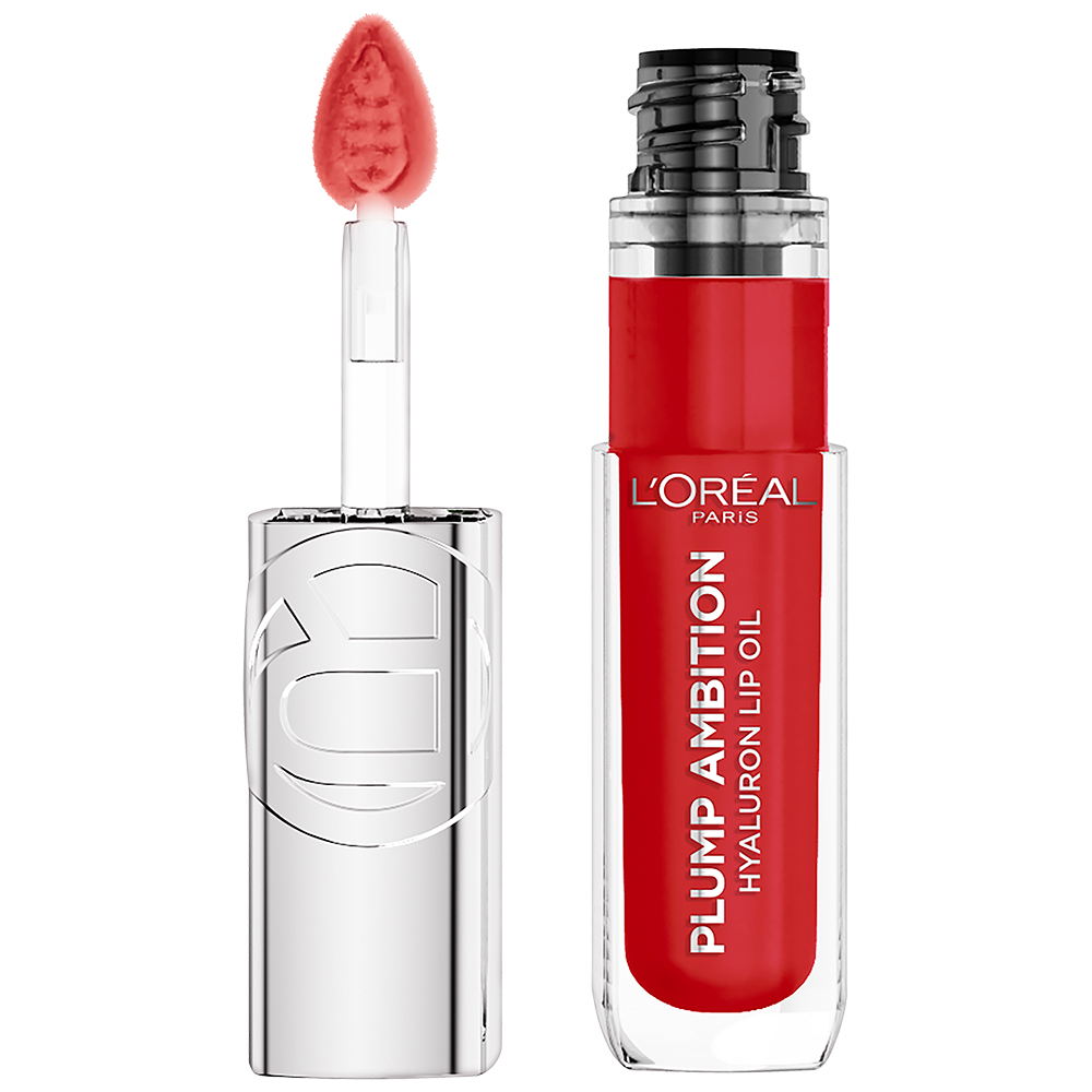 Bild: L'ORÉAL PARIS Plump Ambition Hyaluron Lip Oil Rouge in Love