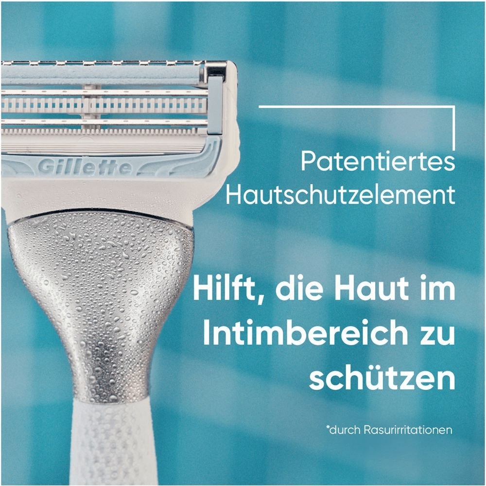 Bild: Gillette Damenrasierer für den Intimbereich Ersatzklingen 