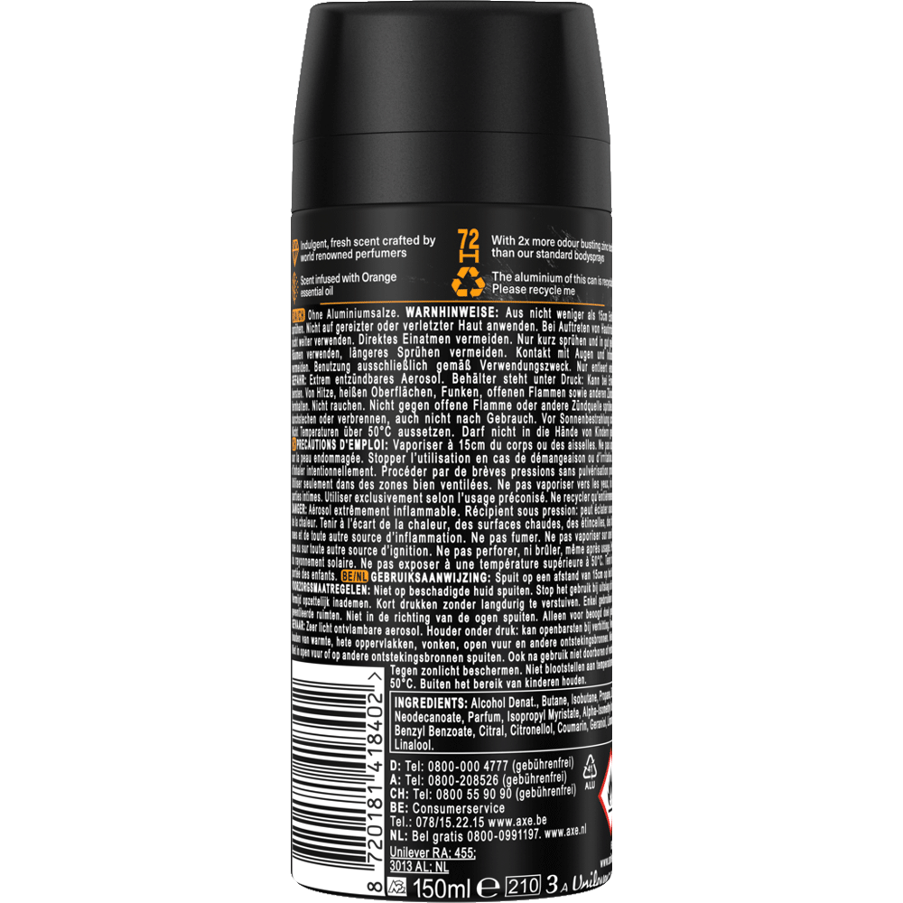 Bild: AXE Deo Spray Black Vanilla 