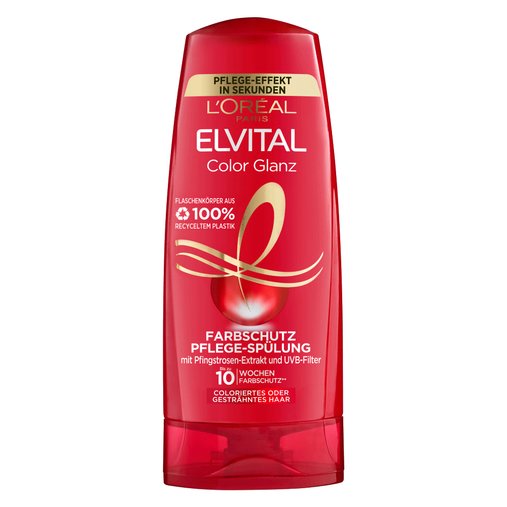 Bild: L'ORÉAL PARIS ELVITAL Spülung Color Glanz 