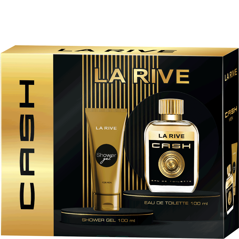 Bild: LA RIVE Cash Men Geschenkset Eau de Toilette 100 ml + Duschgel 100 ml 