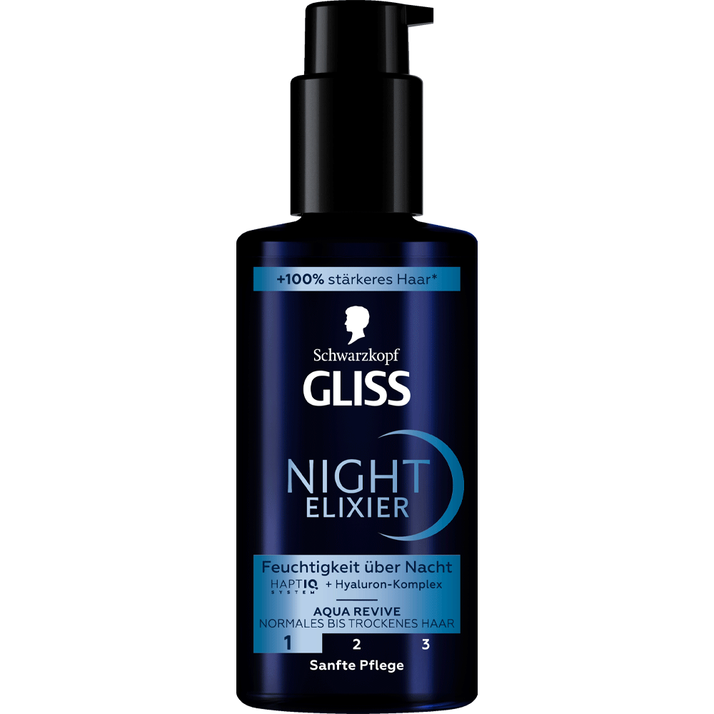 Bild: Schwarzkopf GLISS Night Elixier Aqua Revive 