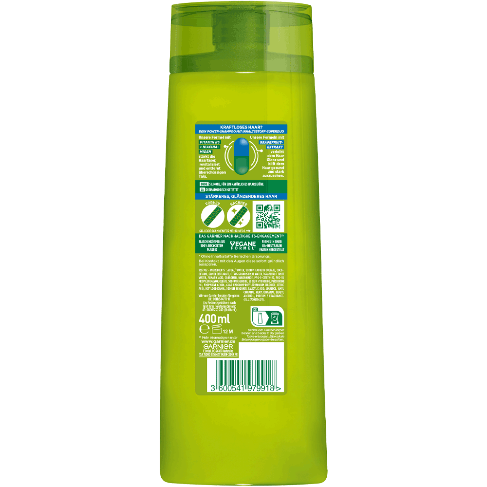 Bild: GARNIER FRUCTIS Shampoo Kraft & Glanz XL 