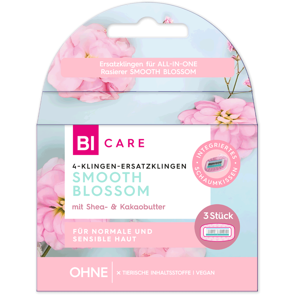 Bild: BI CARE Ersatzklingen Smooth Blossom 