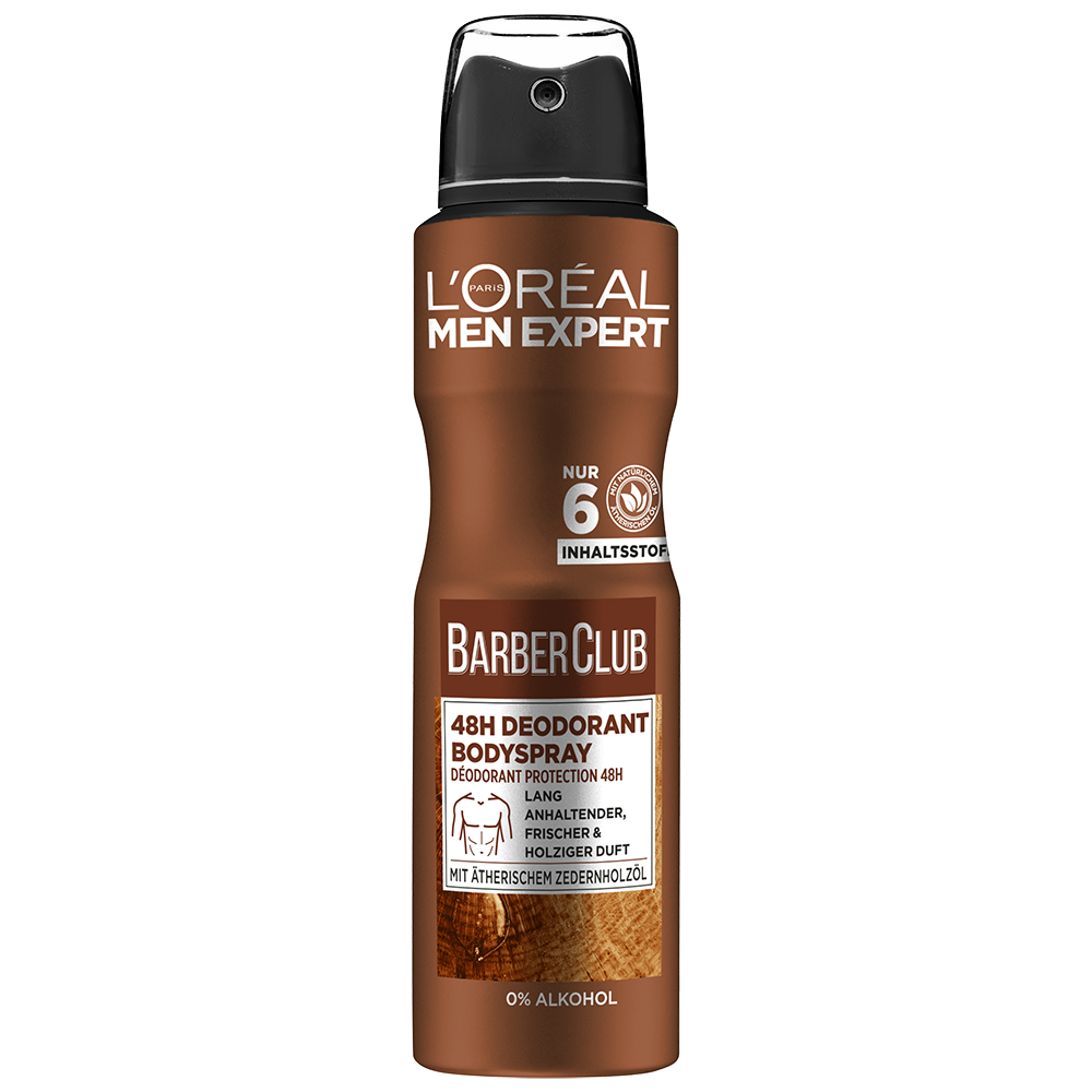 Bild: L'ORÉAL PARIS MEN EXPERT Barber Club 48h Deo Spray 