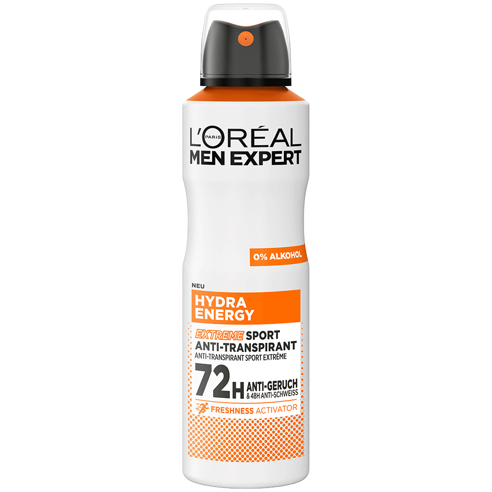 Bild: L'ORÉAL PARIS MEN EXPERT Hydra Energy Extreme Sport Anti-Transpirant Deo Spray 