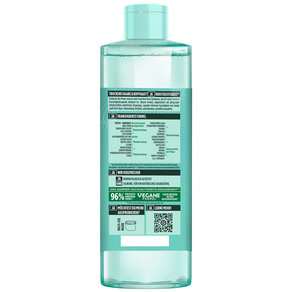 Bild: GARNIER FRUCTIS Aloe Vera Hair Food Feuchtigkeits-Shampoo 