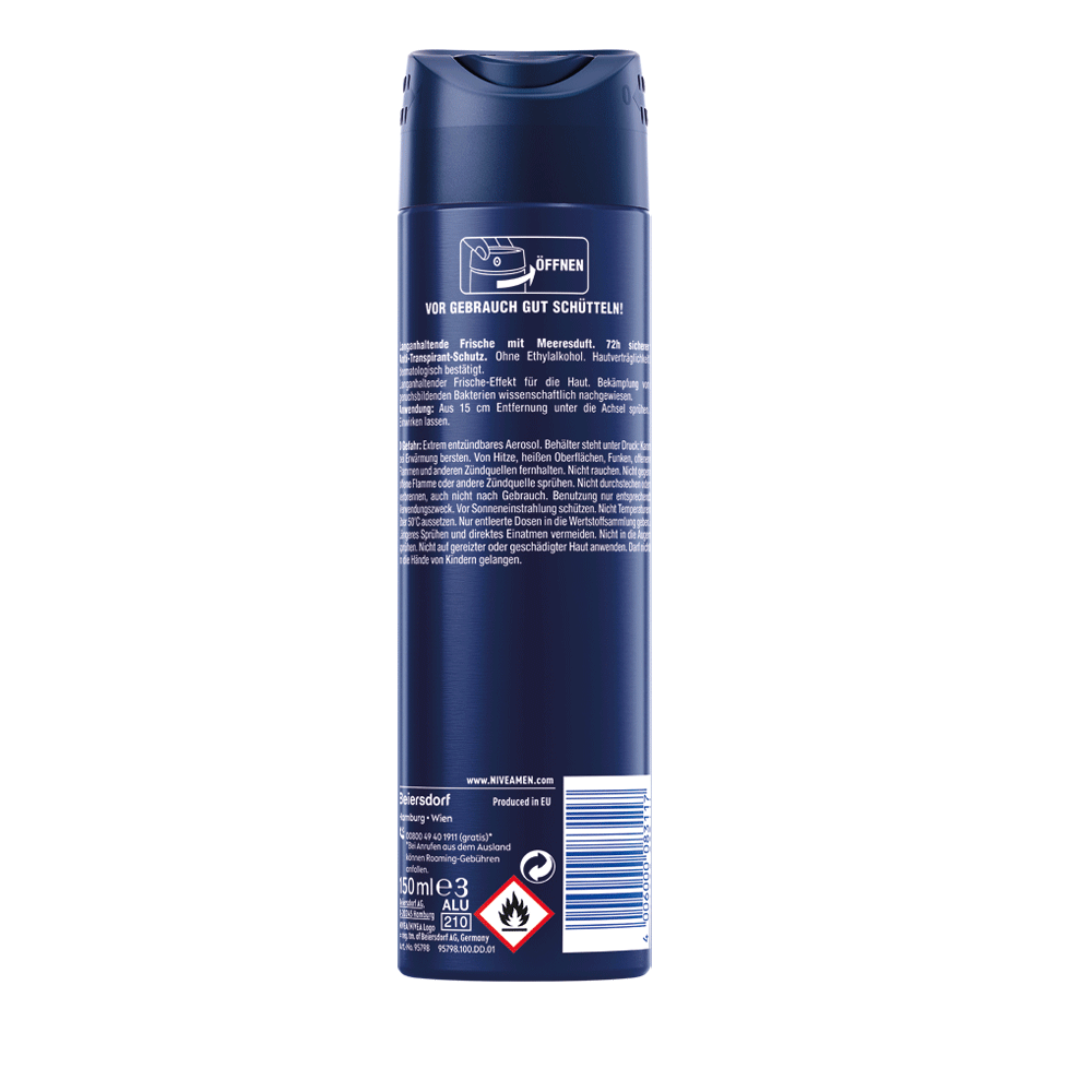 Bild: NIVEA MEN Deo Spray Ultra Charge 