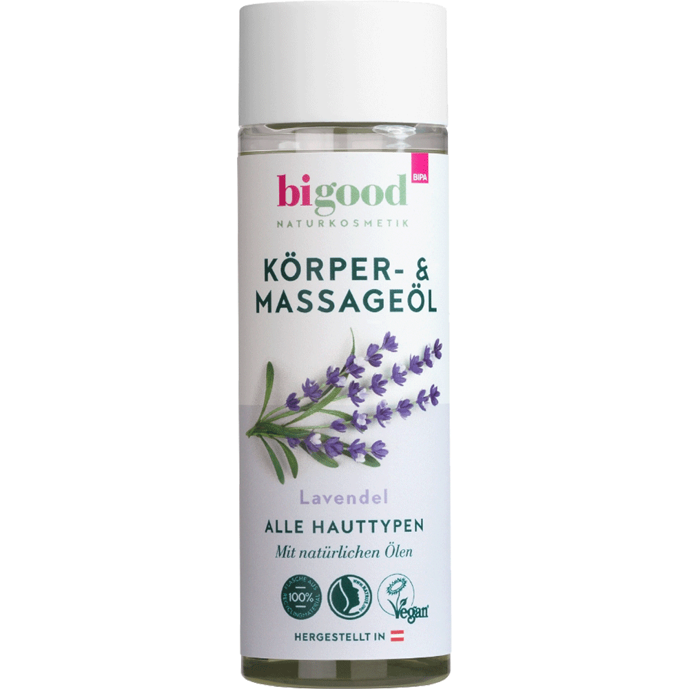 Bild: bi good Körper- & Massageöl Lavendel 