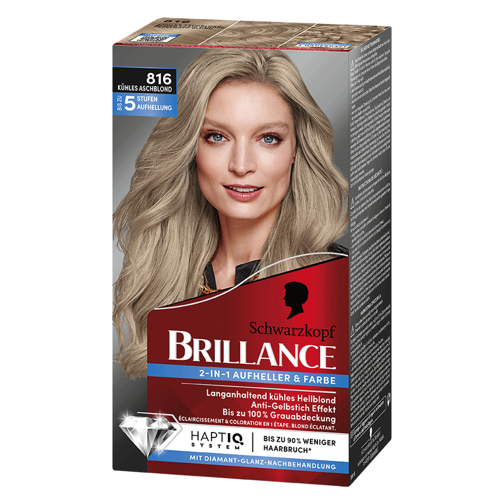 Bild: Schwarzkopf BRILLANCE Intesiv-Color-Creme Aschblond